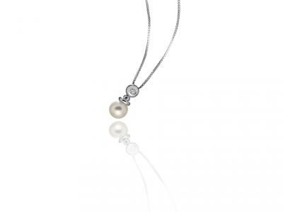 Collana in Oro con Perla ø 7.50 mm